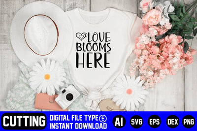 Love Blooms Here SVG CraftlabSvg29 