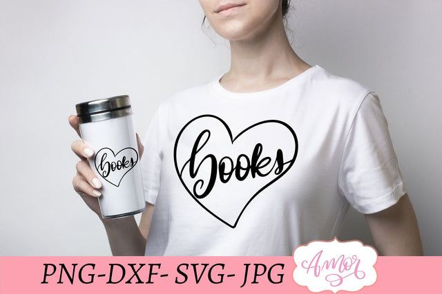 Love books SVG, book nerd svg SVG Amorclipart 