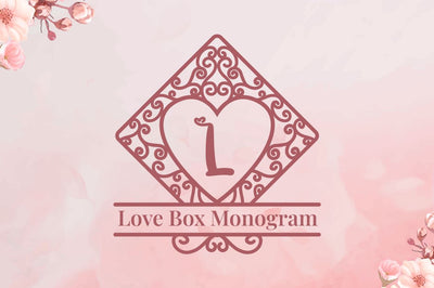 Love Box Monogram Font Attype studio 