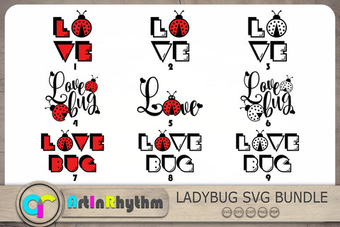 Love Bug Svg, Ladybug Svg, Love Svg, Valentines Day Svg SVG Artinrhythm shop 