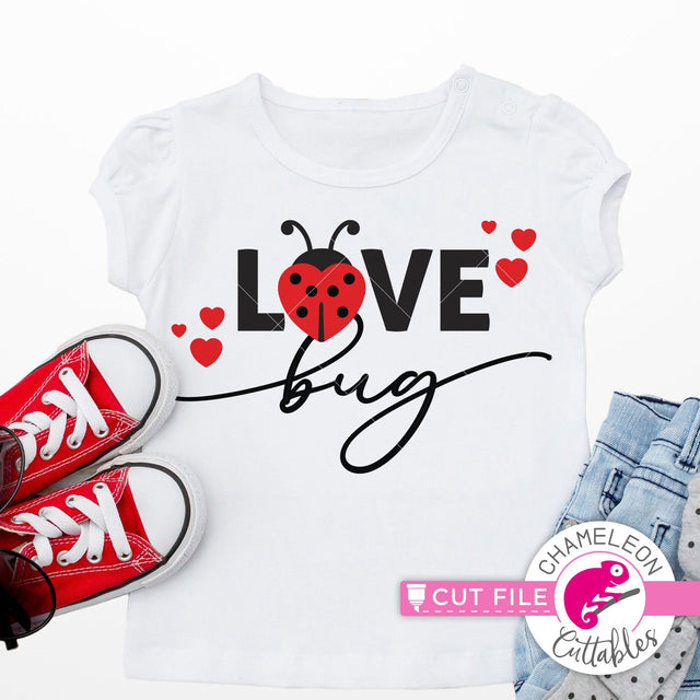 Love Bug svg png dxf SVG Chameleon Cuttables 