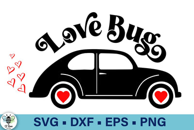 Love Bug Valentine's Day SVG SVG B Renee Design 