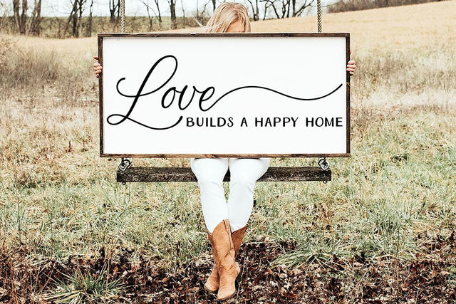 Love Builds A Happy Home SVG So Fontsy Design Shop 