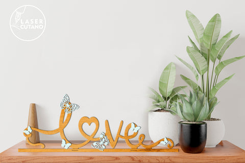 LOVE BUNDLE Laser Cut File SET OF 3 Valentines Multilayer Laser Cut Design, Multilayer Laser Cut Files, Mandala, Round Sign SVG, 3D Designs, Mini Design Bundles SVG LaserCutano 