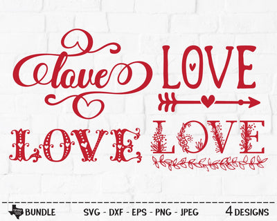 Love Bundle | Valentines SVG SVG Texas Southern Cuts 
