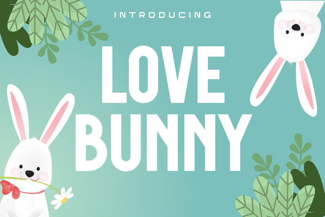 Love Bunny Fonts Font Fox7 By Rattana 