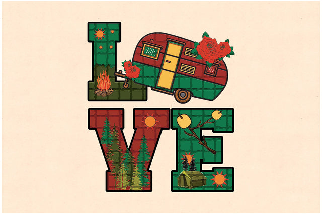 Love Camping Sublimation Sublimation Jagonath Roy 