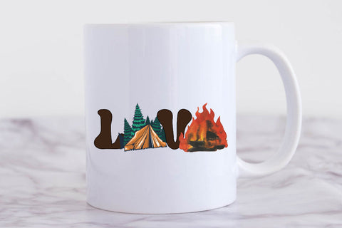 Love Camping Sublimation Sublimation Rupkotha 