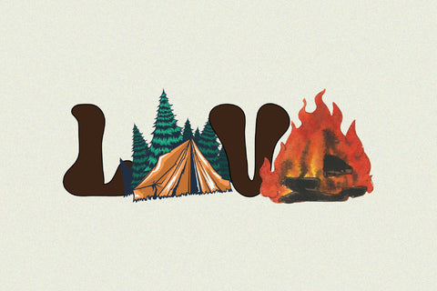 Love Camping Sublimation Sublimation Rupkotha 