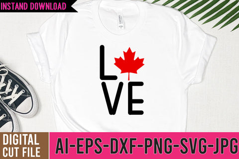 Love canada svg cut file SVG BlackCatsMedia 