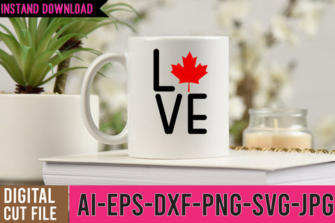 Love canada svg cut file SVG BlackCatsMedia 