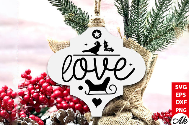 Love Cardinal Arabesque SVG akazaddesign 