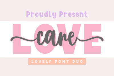 Love Care Font Madatype Studio 