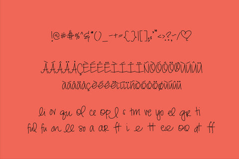 Love Caroline Font Kitaleigh 