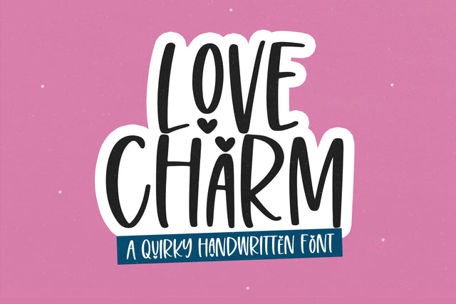 Love Charm - Cute Handwritten Font Font KA Designs 