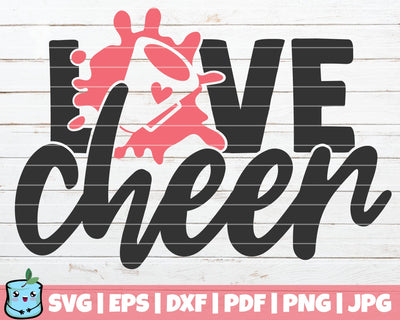 Love Cheer SVG MintyMarshmallows 