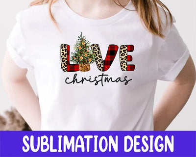 Love Christmas PNG, Plaid Christmas,Half Leopard png,Leopard Christmas,Christmas Sublimation,Holiday,Buffalo Plaid Christmas, Christmas Tree Sublimation iStyleDesign 
