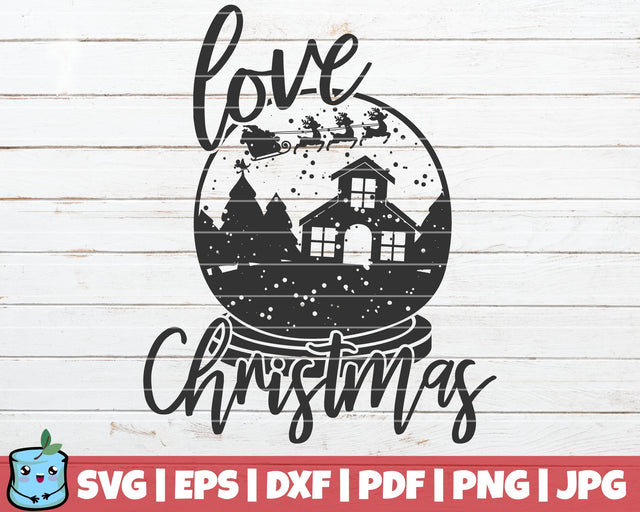 Love Christmas SVG MintyMarshmallows 