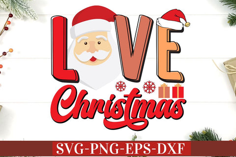 Love christmas SVG SVG DESIGNISTIC 