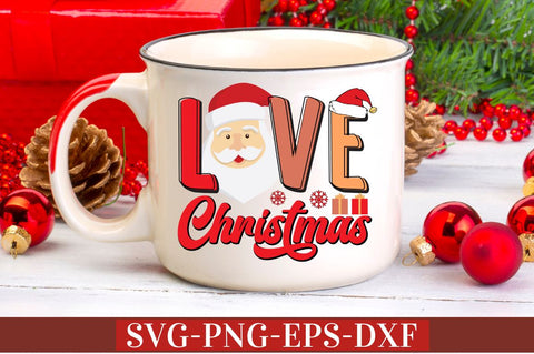 Love christmas SVG SVG DESIGNISTIC 