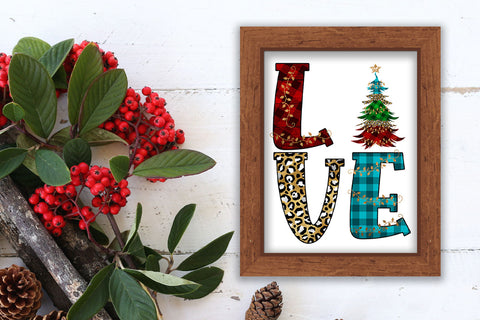 Love Christmas Tree Sublimation I Holiday Sublimation Ideas Sublimation Happy Printables Club 