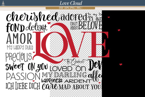 Love Cloud SVG AfterTenDesign 