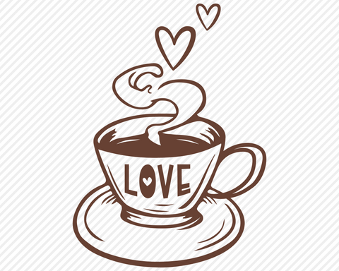 Love Coffee | Kitchen SVG SVG Texas Southern Cuts 