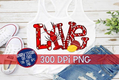 Love Crawfish PNG For Sublimation Sublimation Greedy Stitches 