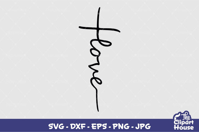 Love Cross SVG The Clipart House 