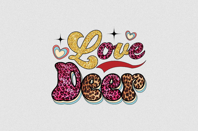 Love Deer Sublimation SVGArt 