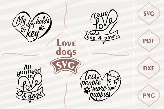 Love dogs - SVG bundle SVG Digital Mojito 
