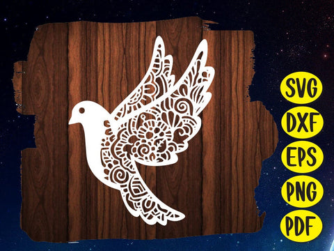 Love Dove Bird Paper cut SVG Johan Ru designs 