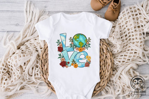 Love Earth Day PNG SUblimation Sublimation Owlsome.Designs 