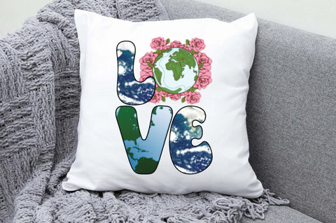 Love Earth Day Sublimation Sublimation Jagonath Roy 
