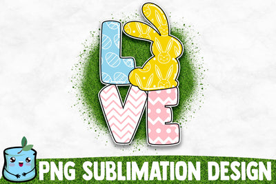 Love Easter Sublimation Design Sublimation MintyMarshmallows 