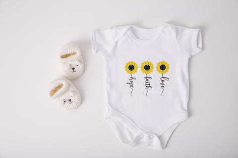 Love faith hope svg, Sunflower saying svg design SVG SmmrDesign 