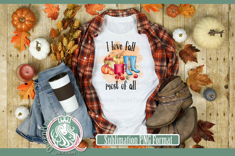 Love Fall Most All Sublimation Sublimation QueenBrat Digital Designs 