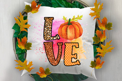 Love Fall Sublimation I Fall Pumpkin Love Sublimation Design Sublimation Happy Printables Club 