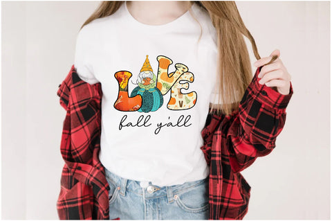 Love Fall Y'all Sublimation Sublimation Jagonath Roy 