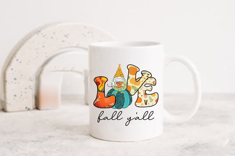 Love Fall Y'all Sublimation Sublimation Jagonath Roy 