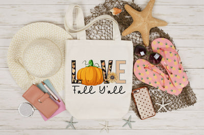 Love FALL Y'All Sublimation Sublimation SVGista 