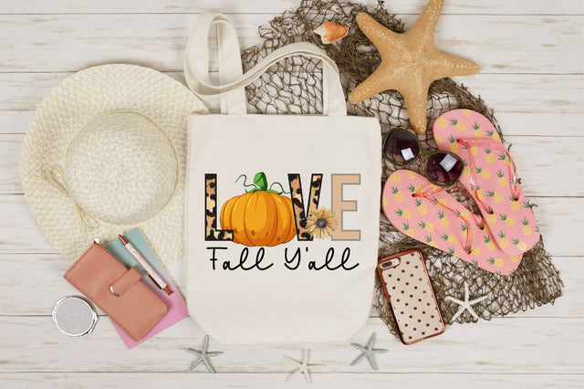 Love FALL Y'All Sublimation Sublimation SVGista 