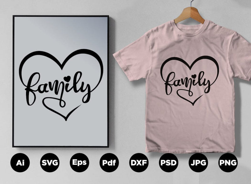 Love Family Design SVG Leamsign Studio 