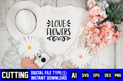 Love Flowers SVG CraftlabSvg29 