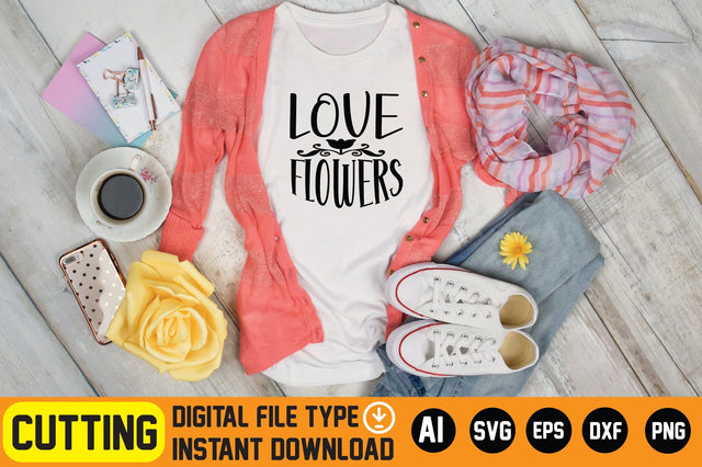 Love Flowers SVG CraftlabSvg29 