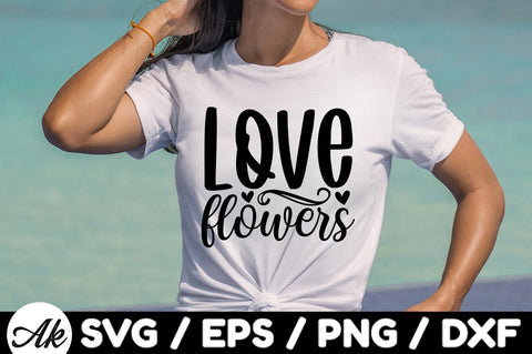 Love flowers svg SVG akazaddesign 