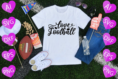 Love Football SVG CraftlabSvg29 