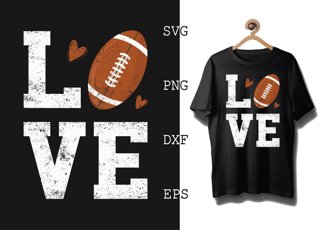 Love Football Svg, Football Season Svg, Football Team Svg, American Football Team Svg SVG DesignTShirt 