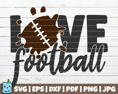 Love Football SVG MintyMarshmallows 