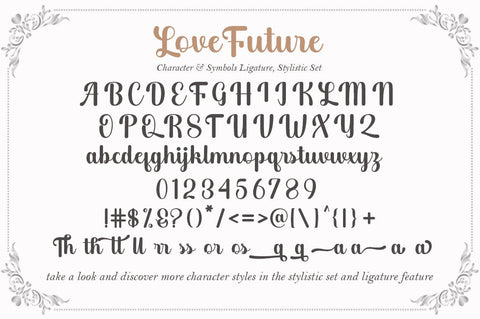Love Future Font gatype 